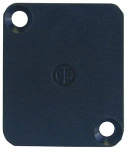 Neutrik Black DBA XLR Chassis Blank Plate. - Picture 1 of 2