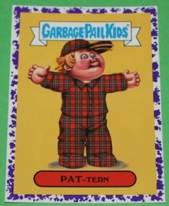 GARBAGE PAIL KIDS 2019 We Hate the 90s "PURPLE" #8b "PAT-TERN" - Picture 1 of 3