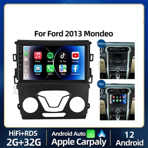 Car Stereo Radio Set Fit For Ford Fusion Mondeo 2013-2020 9" Android 12 1.3GHZ - Picture 1 of 15