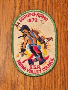 1972 Boy Scouts of America BSA Miami Valley Council Patch Dayton, Ohio - Picture 1 of 1