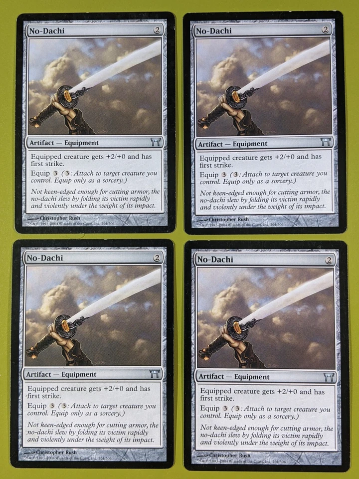 No-Dachi x4 Champions of Kamigawa 4x Magic the Gathering MTG - Image 1 of 1