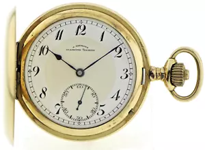 Rarität Double J.Assmann Glashütte i/Sa Herren-Taschenuhr Savonette Box+Papiere - Bild 1 von 13