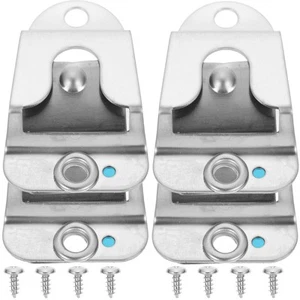 4Stücke Mikrofonhalterung für Cb Radio Langlebige Edelstahl Clips - Zdjęcie 1 z 12