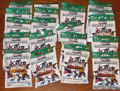 Lote de 20 Kre-o Transformers Micro Cambiadores Kreon Figura Vehículo A2200 Serie 3 Foto 1 de 3