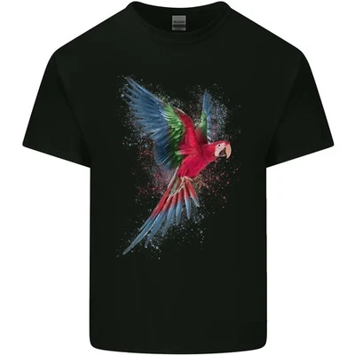 A Colourful Parrot Kids T-Shirt Childrens - Image 1 of 4