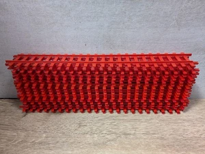 Tren grande calibre O rojo vía recta x 18 piezas RV260 usado - Imagen 1 de 7