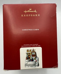 Hallmark Christmas Keepsake 2020 Christmas Cabin Ornament Lights Motion Neu!! - Bild 1 von 7
