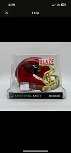 Arizona Cardinals NFL Riddell Blaze Alternate Mini Helmet!!! Date Code May 2017 - Picture 1 of 2