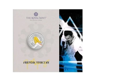 Freddie Mercury £5 Coin coloured Queen sealed five pounds collectors - Image 1 of 4