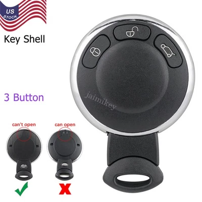 Carcasa llave remota BMW Mini Cooper 2007-2009 2010 2011 2012 2013 2014 Foto 1 de 4