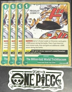 4x One Piece OP06-038 UC The Billion-fold.. - English - Regular - Playset - NM/M - Picture 1 of 1