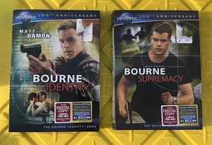 The Bourne Identity & The Bourne Supremacy 2-Movie DVD Lot (Brand New, Sealed) - Picture 1 of 5