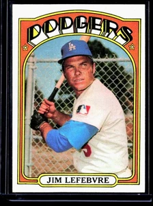 1972 Topps Jim Lefebvre Los Angeles Dodgers #369 SET BREAK - Picture 1 of 2