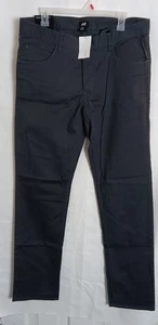 Pantalones H&M, Para Hombre, Talla 34, Gris Oscuro, Calce Ajustado, Nuevos - Imagen 1 de 5