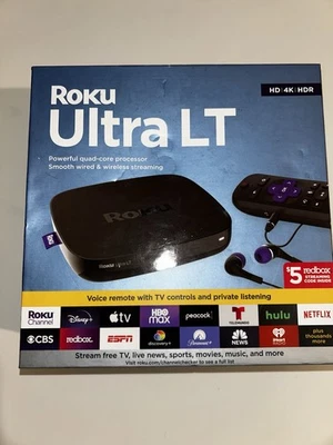Transmisor multimedia Roku Ultra LT HD 4K HDR - (4662RW) Foto 1 de 4