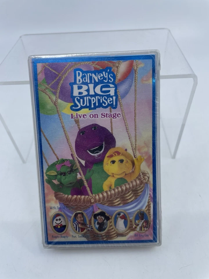 Barney's Big Surprise! Live On Stage Audio Cassette 1998 RARE SEALED NEW  - Image 1 of 4