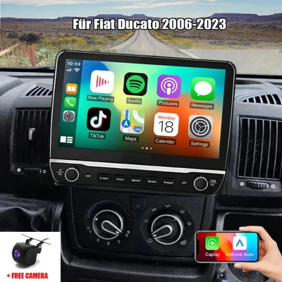64G WIRELESS CARPLAY AUTORADIO FÜR FIAT DUCATO 2006-2023 GPS NAVI WIFI ANDROID15 - Bild 1 von 4
