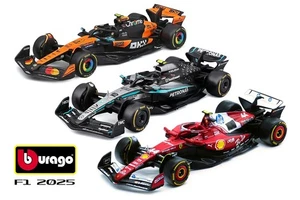 3x Modellini F1 2025 - Ferrari #16, Mclaren #4, Red Bull #1  Scala  1/43 Burago - Foto 1 di 7