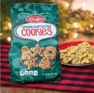 NUEVAS galletas de pan corto Stauffers Holiday 2 bolsas de 12 OZ cada una - Imagen 1 de 3