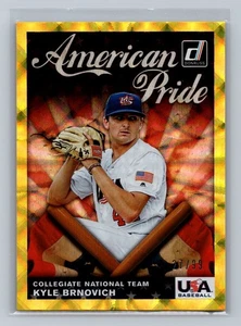 Kyle Brnovich 2019 Donruss #AP22 American Pride Gold /99 - Picture 1 of 2