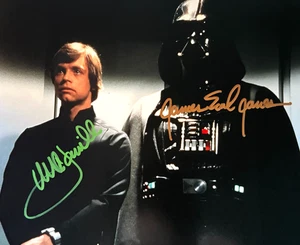 James Earl Jones + Mark Hamill (STAR WARS) Signed 8x10" Original Autograph w/COA - Picture 1 of 6