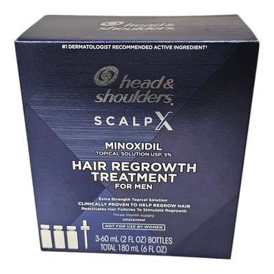 Head & Shoulders Scalp X 5% Minoxidil Hair Regrowth Treatment Mens - Image 1 of 4