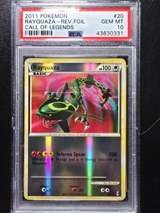 PSA 10 Rayquaza Reverse Holo 20/95 - 2011 Call Of Legends Pokemon Card Pop 9 - Picture 1 of 9