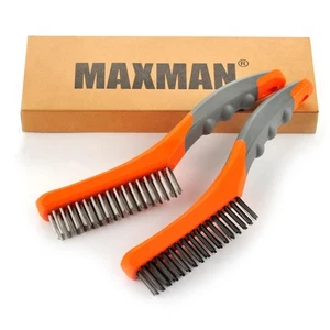 Wire Brush SetHeavy Duty Carbon Steel and Stainless Steel Wire Scratch Brush ... - Picture 1 of 6
