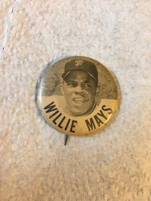 Vintage Willie Mays Pinback Button, San Francisco Giants, 1960's - Image 1 of 4