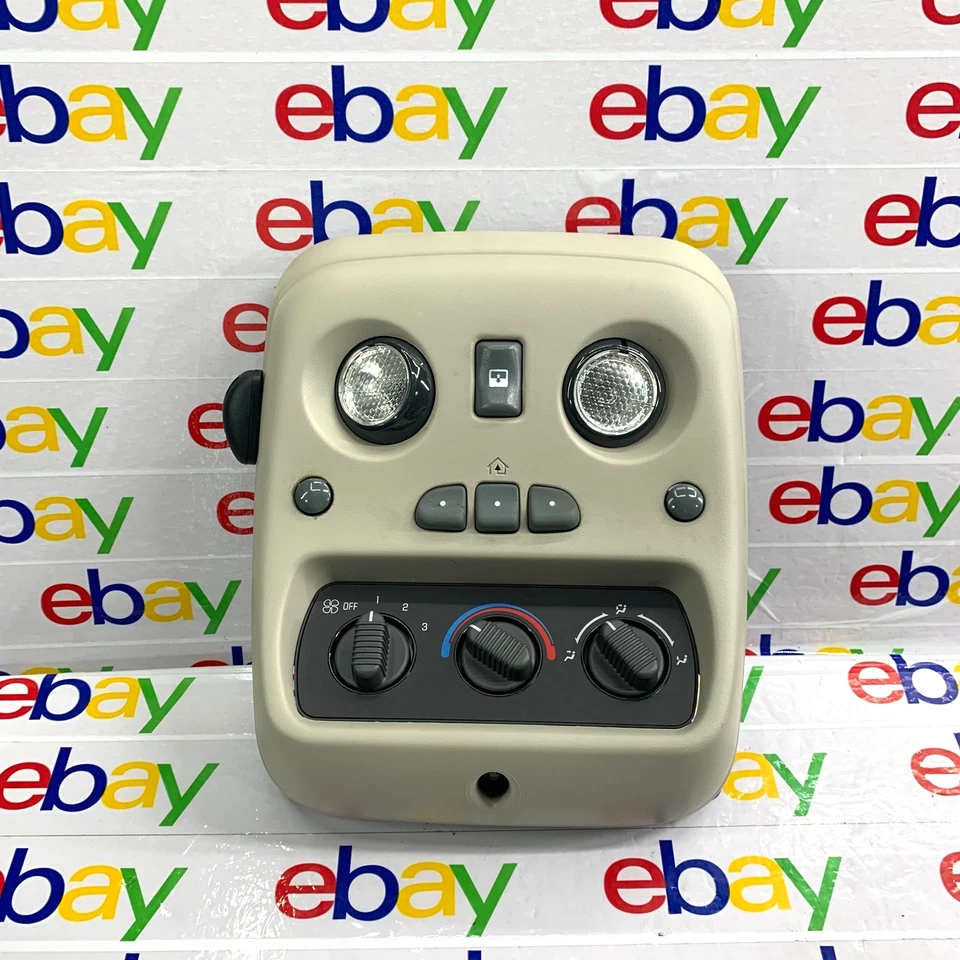 GMC Yukon XL 1500 2000-2002 mapa domo luz consola de control de clima OEM 01 Foto 1 de 4