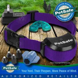 PetSafe Stay and Play wiederaufladbares kabelloses Hundehalsband lila Gurt PIF00-14288 - Bild 1 von 9