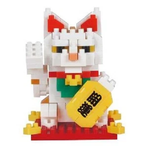 Nanoblock Mini Nano ”Lucky Cat” ”Manekineko” NBC_331 2024 Japanese Kawada - Picture 1 of 2