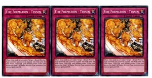 Yugioh- 3X Fire Formation - Tensen - Common - Unlimited - CBLZ-EN071 - Near Mint - Picture 1 of 1