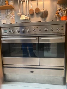 Britannia stainless steel dual fuel multifunction cooker 900cms wide - Picture 1 of 15