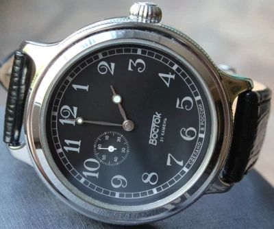 Vostok Komandirskie Mechanical Auto Winding Wrist Watch K-43 Retro 550872 - Image 1 of 4