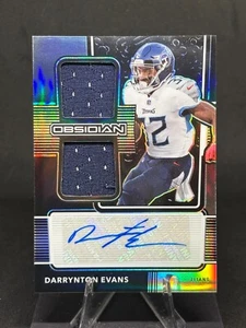 Camiseta deportiva Darrynton Evans 2020 Obsidian Rookie tinta #RJI-33 grabado eléctrico/150 - Imagen 1 de 2