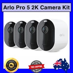 Arlo Pro 5 - 2K Wire-Free Spotlight (1/2/4) Security Camera Kit Rechargeable AUS - Picture 1 of 10