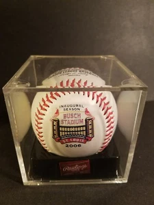 2006 ST. LOUIS CARDINALS INAUGURAL SEASON LOGO SOUVENIR BASEBALL - Picture 1 of 2