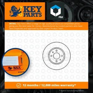 2x Brake Discs Pair Vented fits FIAT LINEA 1.3D Front 2007 on 199A3.000 257mm - Picture 1 of 2