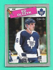 (1) ED OLCZYK 1988-89 O-PEE-CHEE BOX BOTTOM # G EX/EX+  CARD (F3823)  