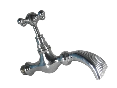 BRASS WITH CHROME TAP FAUCET SPIGOT FAN TIP BATHROOM KITCHEN GARDEN VINTAGE Cover
