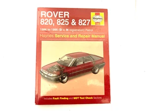 Rover 820,825 & 827 1986 to 1995 Haynes Service and Repair Manual - Picture 1 of 2