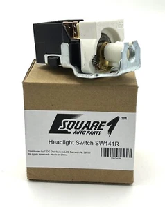 SQUARE  1 Reproduction  Headlight Switch FOR C3 Corvette 1966 -1971 - Picture 1 of 5