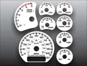 White Face Gauges for 1999-2002 Chevrolet Silverado Duramax Diesel - Picture 1 of 4