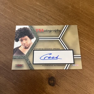 CONSEQUENCES CREED 2008 TriStar TNA Autograph SP AUTO WWE Xavier Woods 15/50 - Picture 1 of 2