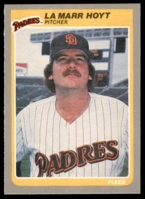1985 Fleer Update #U-58 LaMarr Hoyt San Diego Padres - Image 1 of 2