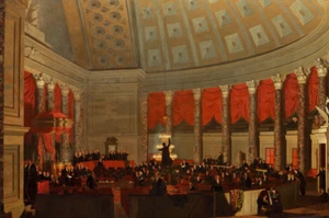 The House of Representatives | Samuel Morse | 1822 American History Print - Picture 1 of 9