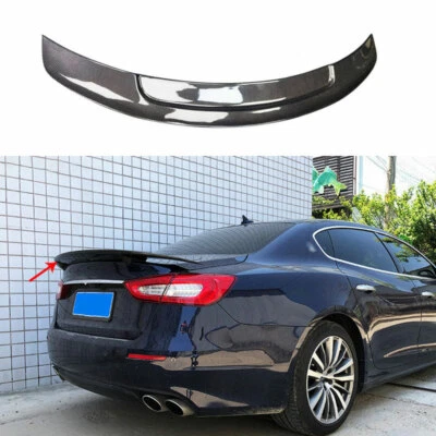 Alerón trasero de fibra de carbono para Maserati Quattroporte 2013-23 Foto 1 de 4