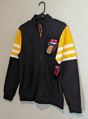 Rolling Stones Pittsburgh Steelers Pullover Jacket Zip Code Tour Heinz Field NWT Cover