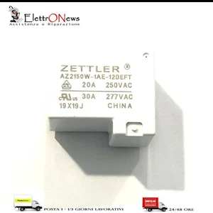 Relè Rele AZ2150W-1AE-12DEFT Model AZ2150W 1AE 12DEFT RELE' ZETTLER - Foto 1 di 2